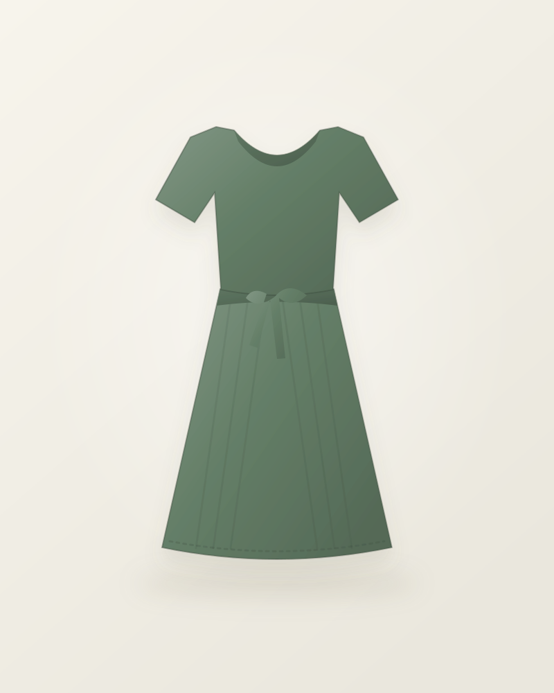 Vestido Midi Verde